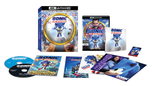 Sonic the Hedgehog [SteelBook] [Includes Digital Copy] [4K Ultra HD Blu-ray/Blu-ray]