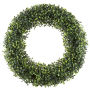 Artificial Boxwood 19.5 inch Round Wreath by Pure Garden