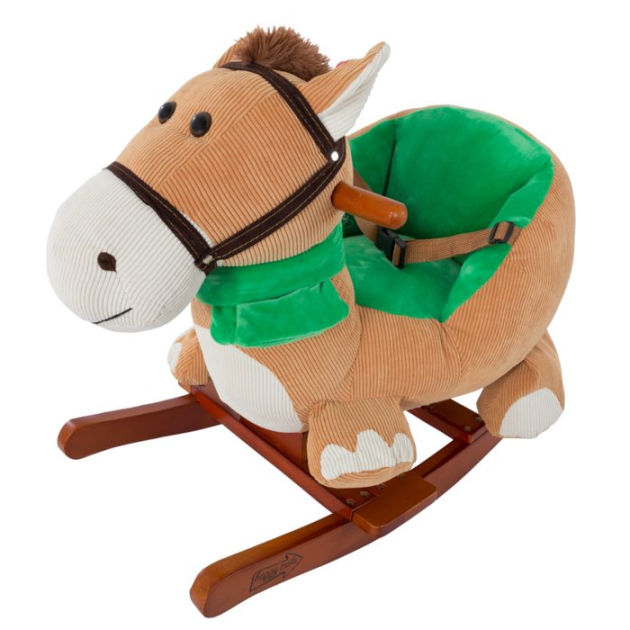 stuffed rocking horse with sound