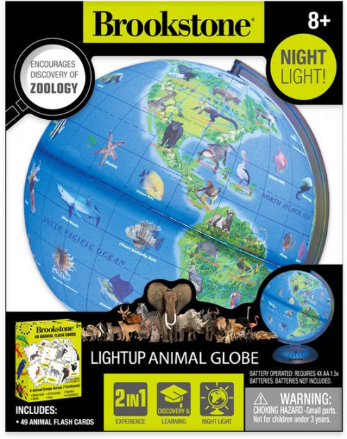 Brookstone Lightup Animal Globe by Innovative Designs Barnes