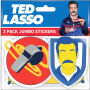 Ted Lasso 3 Pk Jumbo Stickers