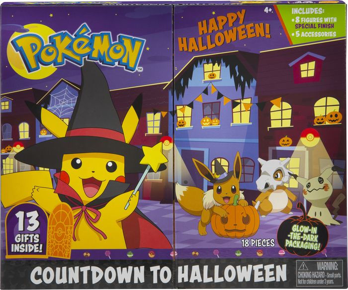 Pokemon Halloween Calendar 13 Pack by Jazwares, LLC | Barnes