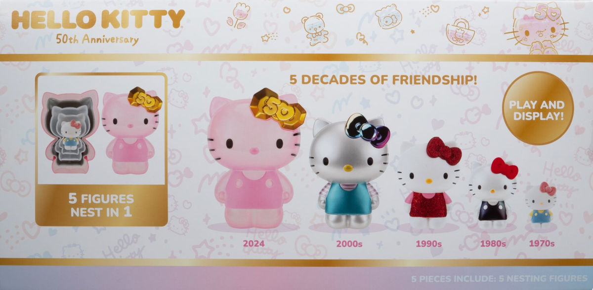 Hello Kitty - Ultra Premier Nesting Figure 5-Pack by Jazwares