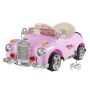 Ride On Toy Car, Battery Powered Classic Car Coupe With Remote Control and Sound by Lil Rider Toys for Boys and Girls, 3 Year Old And Up (Pink)