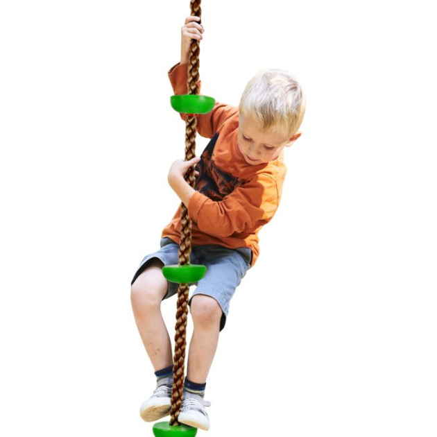 Climbing Rope Knotted Tree Swing Ladder Kids Backyard Balance