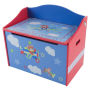 Toy Box Storage Bench Seat for Kids Organization Chest for Toys, Stuffed Animals, Clothes, Blankets Bedroom, Playroom Furniture by Hey! Play! (Blue)
