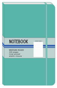 Title: PU Notebook Blue Medium Ruled, Author: Enchante