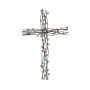 Metal Wall Cross with Decorative Rounded Twigs Design Rustic Handcrafted Religious Wall Art for D¿cor in Living Room, Bedroom, More by Lavish Home