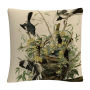 John James Audubon 'Mocking Birds And Snake Ii' Decorative Throw Pillow