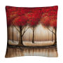 Rio 'Parade Of Red Trees' Decorative Throw Pillow