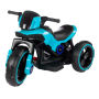 Ride On Toy Trike Motorcycle Battery Operated Electric Tricycle for Toddlers with Built in Sound, Lights and MP3 Input by Lil' Rider (Blue)
