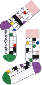 Title: Happy Socks x The New York Times Happy Crossword Sock Large