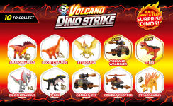 Alternative view 5 of ZURU 5 SURPRISE Dino Strike Volcano Series 4 Mystery Collectible Capsule 2 Pack by ZURU