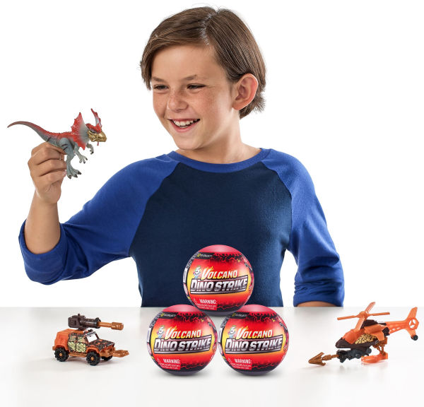 ZURU 5 SURPRISE Dino Strike Volcano Series 4 Mystery Collectible Capsule 2 Pack by ZURU