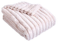 Title: B&N Exclusive Faux Fur Throw, Chanel Pink