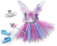 WellieWishers Colorful Butterfly Skirt & Wings Accessory Set