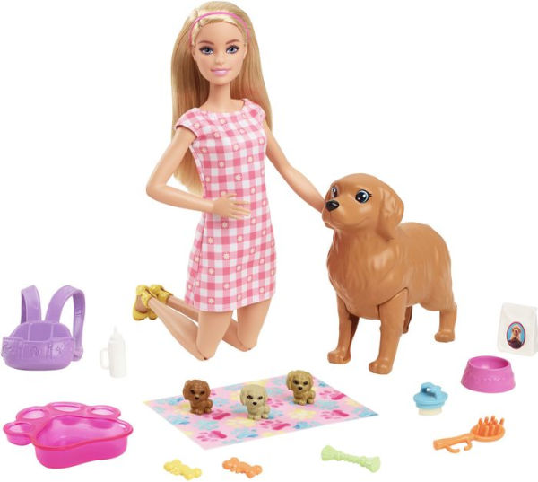 Barbie Doll and Pets