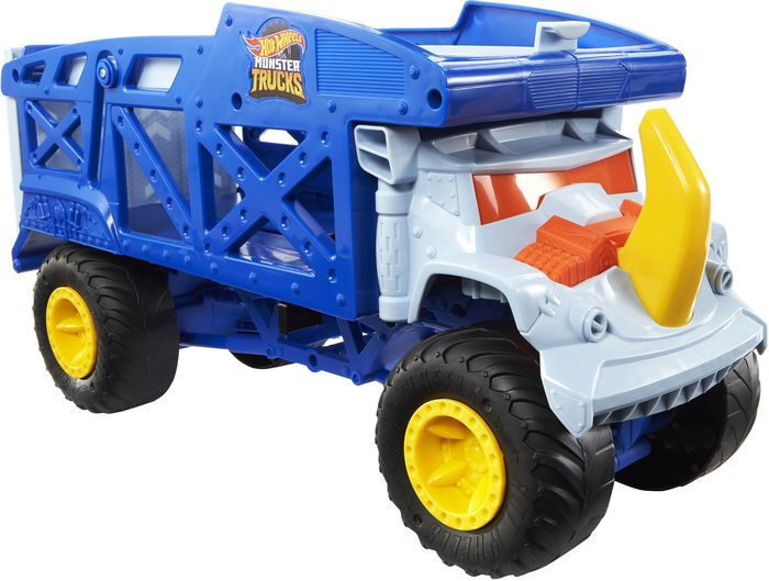Hot Wheels Truck Hauler Stunt & Go Toy Review  Kids Juguetes  Hotwheels 