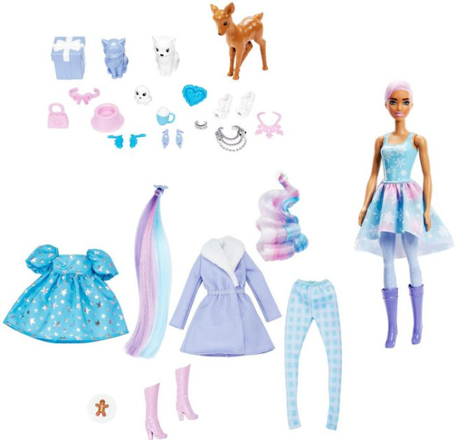 Dreamtopia Doll with Extra-Long Two-Tone Fantasy Hair and Styling  Accessories Assortment