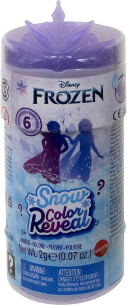 Disney Frozen Snow Color Reveal Doll Asst