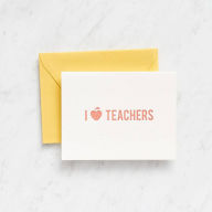 Title: I Apple Teachers Greeting Card