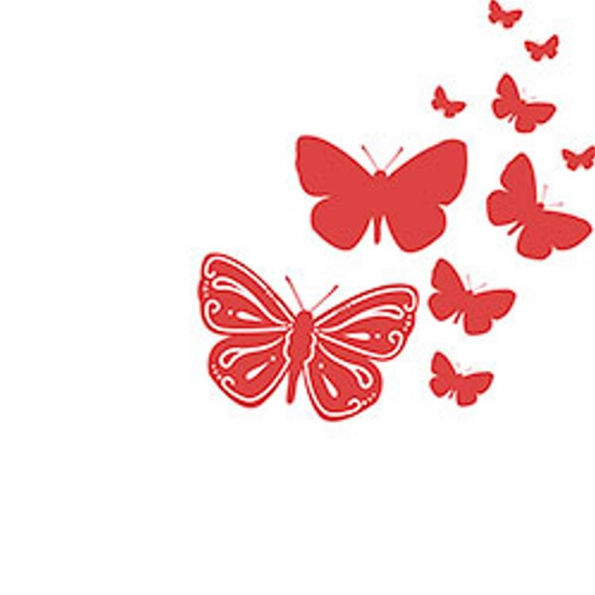 Flutter of Butterflies Rubber Stamp by PaperSource Barnes & Noble®