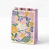 Title: Nouveau Floral Mother's Day Small Gift Bag