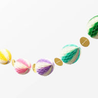 Title: Honeycomb Egg Easter Garland