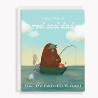 Father's Day Greeting Card Reel Cool Dad
