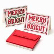 Merry & Bright Vintage Holiday Card Set