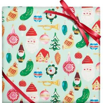 10' Retro Flower Stone Wrapping Paper – The Paper Store and More