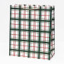 Holiday Painted Plaid Extra Large Gift Bag