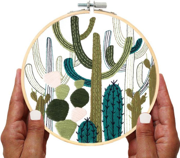 Cactus Garden Embroidery Kit