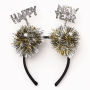 Happy New Years Pom Headband