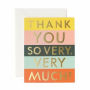 TYOU Color Block Thank You Set S/8
