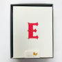Monogram Letterpress E S/10