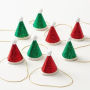 Santa and Tree Mini Party Hats