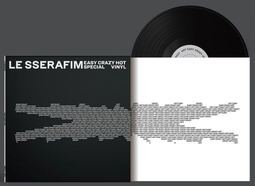 EASY-CRAZY-HOT SPECIAL VINYL [CARBON BLACK] by LE SSERAFIM | Vinyl
