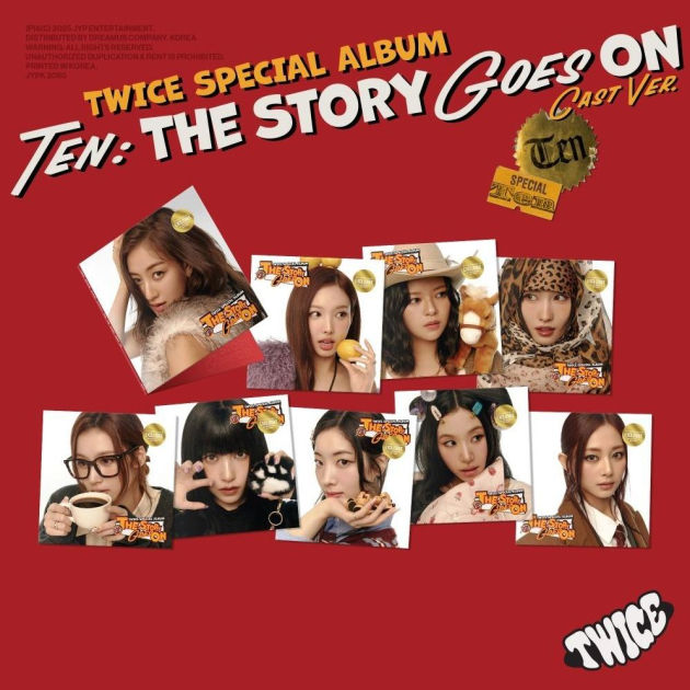 アメリカ限定TWICE TEN:The Story Goes On LPレコード TEN: The Story Goes On! [Cast Ver.] [Barnes & Noble Exclusive] by
