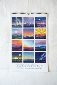 Title: 2026 Mountain Art Wall Calendar