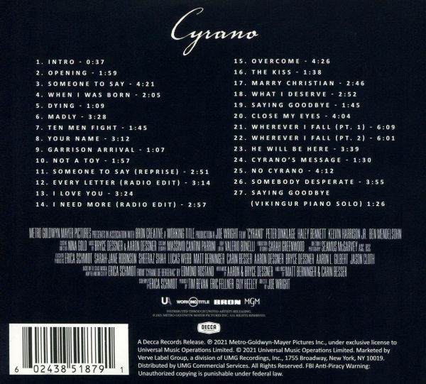 Cyrano [Original Motion Picture Soundtrack]