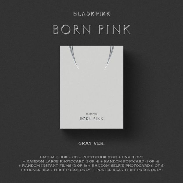 BLACKPINK JENNIE [ Born Pink Official Large Postcard ] Box Set Ver. / NEW  /+GFT