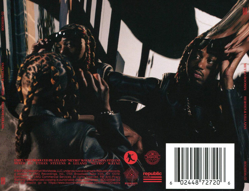 新品 Metro Boomin Heroes & Villains LPレコード Amazon.com: Heroes & Villains [LP]: CDs & Vinyl