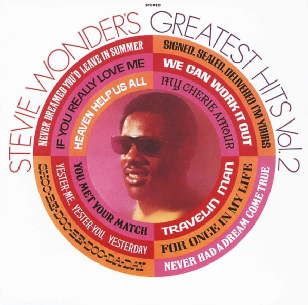 Stevie Wonder's Greatest Hits Vol. 2 [Braille Cover LP]