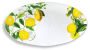 Lemon Basil Oval Platter Melamine 10