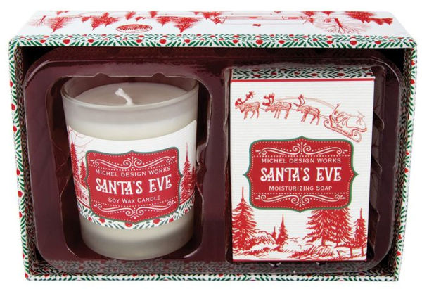 Candle and Soap Gift Set Santa's Eve
