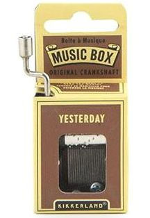 Yesterday Crank Music Box