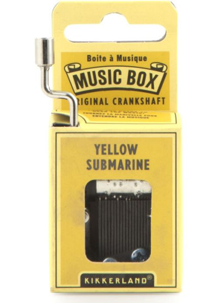 Yellow Submarine Crank Music Box