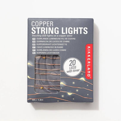 Copper String Lights Battery Operated 612615071377 Item Barnes & Noble