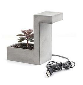 concrete desk lamp